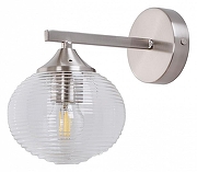 Бра MyFar Gloria MR1790-1W цвет плафона/подвески Прозрачный, цвет арматуры Никель