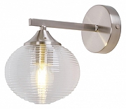 Бра MyFar Gloria MR1790-1W цвет плафона/подвески Прозрачный, цвет арматуры Никель-1