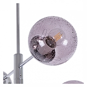 Люстра на штанге MyFar Camilla MR1881-4C цвет плафона/подвески Дымчатый, цвет арматуры Хром-2