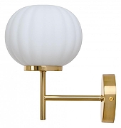 Бра MyFar Eliza MR1900-1W цвет плафона/подвески Белый, цвет арматуры Латунь-1