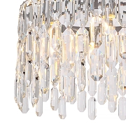 Люстра MyFar David MR1971-6P цвет плафона/подвески Прозрачный, цвет арматуры Хром-4