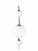 Подвесной светильник MyFar Violla MR2023-3PL цвет плафона/подвески Белый, цвет арматуры Латунь-2