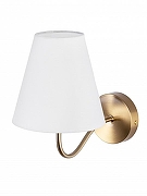 Бра MyFar Charlotte MR2101-1W цвет плафона/подвески Белый, цвет арматуры Латунь-2