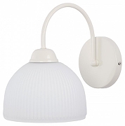 Бра MyFar Flora MR2272-1W цвет плафона/подвески Белый, цвет арматуры Бежевый