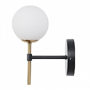 Бра MyFar Robert MR2330-1W цвет плафона/подвески Белый, цвет арматуры Латунь, Черный-3