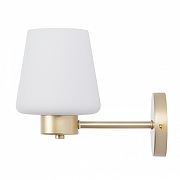 Бра MyFar Mark MR2340-1W цвет плафона/подвески Белый, цвет арматуры Бежевый-3