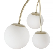 Люстра на штанге MyFar Cassia MR2351-8C цвет плафона/подвески Белый, цвет арматуры Бежевый-4