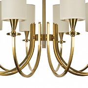 Люстра на штанге MyFar Oliver MR2420-10P цвет плафона/подвески Белый, цвет арматуры Золото-4