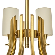 Люстра на штанге MyFar Oliver MR2420-10P цвет плафона/подвески Белый, цвет арматуры Золото-9