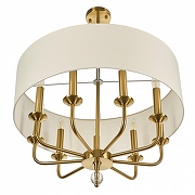 Светильник на штанге MyFar Maria MR2440-9P цвет плафона/подвески Белый, цвет арматуры Латунь-3