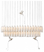 Люстра Mizi`en Polly MZ121830-68-1200 цвет плафона/подвески Белый, цвет арматуры Белый