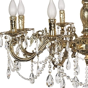 Люстра Dio D’Arte None None E 1.1.8.200 GB цвет плафона/подвески Прозрачный, цвет арматуры Золото-2