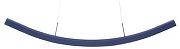 Подвесной светильник Mizi`en Slim MZ31505-1500A-blue цвет плафона/подвески Голубой, цвет арматуры Черный