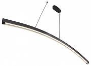 Подвесной светильник Mizi`en Slim MZ31505-1500B-black цвет плафона/подвески Голубой, цвет арматуры Черный-1