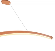 Подвесной светильник Mizi`en Slim MZ31505-1500B-orange цвет плафона/подвески Оранжевый, цвет арматуры Черный-3