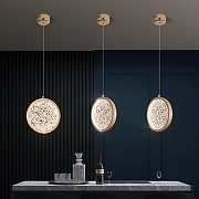 Подвесной светильник Imperiumloft NAINA naina01 цвет плафона/подвески Прозрачный, цвет арматуры Золото-3