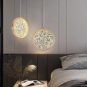 Подвесной светильник Imperiumloft NAINA naina01 цвет плафона/подвески Прозрачный, цвет арматуры Золото-9