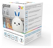 Настольная лампа-ночник Gauss Кролик NN301 цвет Белый-3