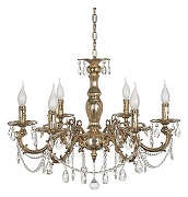 Люстра Dio D’Arte None None E 1.1.6.200 GB цвет плафона/подвески Прозрачный, цвет арматуры Золото-1