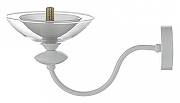 Бра Arti Lampadari Noventa Noventa E 2.1.1 W цвет плафона/подвески Белый, Прозрачный, цвет арматуры Белый, Золото-1