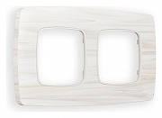 Рамка на 2 поста Ambrella Volt Opera OF940302 цвет Бежевый