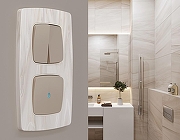 Рамка на 2 поста Ambrella Volt Opera OF940302 цвет Бежевый-2