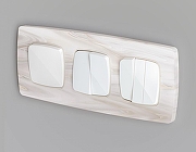 Рамка на 3 поста Ambrella Volt Opera OF940303 цвет Бежевый-2