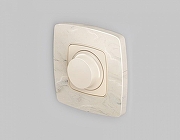 Рамка на 1 пост Ambrella Volt Opera OF940601 цвет Бежевый, Серый-1