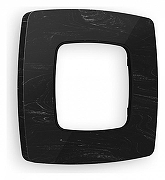 Рамка на 1 пост Ambrella Volt Opera OF940701 цвет Черный