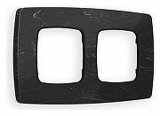 Рамка на 2 поста Ambrella Volt Opera OF940702 цвет Черный