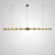 Подвесной светильник Imperiumloft OPTIMA optima01 цвет плафона/подвески Прозрачный, цвет арматуры Латунь-3