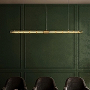 Подвесной светильник Imperiumloft OPTIMA optima01 цвет плафона/подвески Прозрачный, цвет арматуры Латунь-5