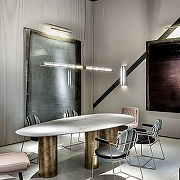 Подвесной светильник Imperiumloft OPTIMA optima01 цвет плафона/подвески Прозрачный, цвет арматуры Латунь-9