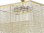 Люстра на штанге Arti Lampadari Prima Prima E 1.3.50X50.600 G цвет плафона/подвески Прозрачный, цвет арматуры Золото-1