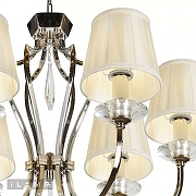 Люстра iLamp Charm P2508-6 nic цвет плафона/подвески Белый, Прозрачный, цвет арматуры Никель-4