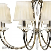 Люстра iLamp Charm P2508-8 nic цвет плафона/подвески Белый, Прозрачный, цвет арматуры Никель-3