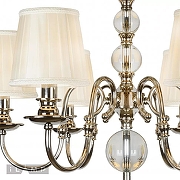 Люстра iLamp Armonia P2510-6 nic цвет плафона/подвески Бежевый, цвет арматуры Прозрачный, Никель-4