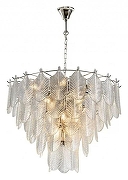 Люстра iLamp Oro P2544-18 NIC цвет плафона/подвески Прозрачный, цвет арматуры Никель-1