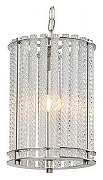 Подвесной светильник iLamp Manhattan P2554-1B NIC цвет плафона/подвески Прозрачный, цвет арматуры Никель