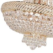 Люстра на штанге Arti Lampadari Palermo Palermo E 1.5.45.600 G цвет плафона/подвески Прозрачный, цвет арматуры Золото-1