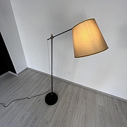 Торшер Imperiumloft PIPE PIPE01 цвет плафона/подвески Бежевый, цвет арматуры Черный-1