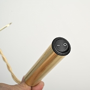 Торшер Imperiumloft PIPE PIPE01 цвет плафона/подвески Бежевый, цвет арматуры Черный-2