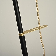 Торшер Imperiumloft PIPE PIPE01 цвет плафона/подвески Бежевый, цвет арматуры Черный-5