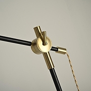 Торшер Imperiumloft PIPE PIPE01 цвет плафона/подвески Бежевый, цвет арматуры Черный-6