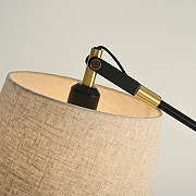 Торшер Imperiumloft PIPE PIPE01 цвет плафона/подвески Бежевый, цвет арматуры Черный-8