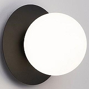 Накладной светильник TopDecor Ringo Ringo A1 12 цвет плафона/подвески Белый, цвет арматуры Черный