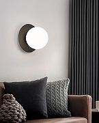 Накладной светильник TopDecor Ringo Ringo A1 12 цвет плафона/подвески Белый, цвет арматуры Черный-2