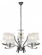 Люстра iLamp Omega RM5231/5CR цвет плафона/подвески Белый, цвет арматуры Хром-1