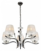 Люстра iLamp Omega RM5231/5CR цвет плафона/подвески Белый, цвет арматуры Хром-2