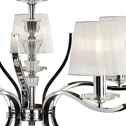 Люстра iLamp Omega RM5231/5CR цвет плафона/подвески Белый, цвет арматуры Хром-3